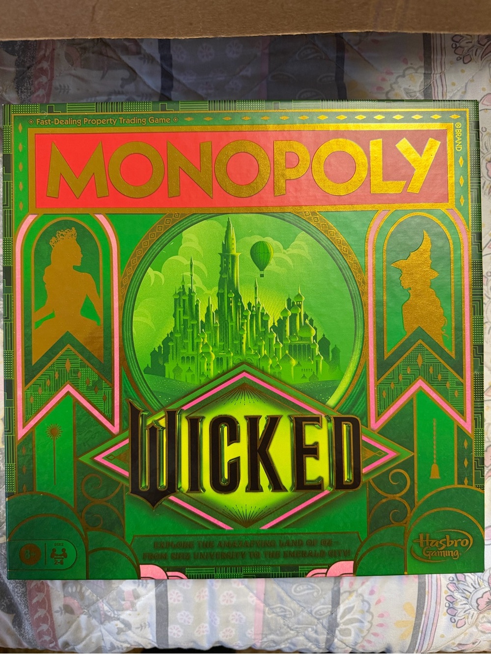 Hasbro Monopoly Wicked Edition – Green & Gold